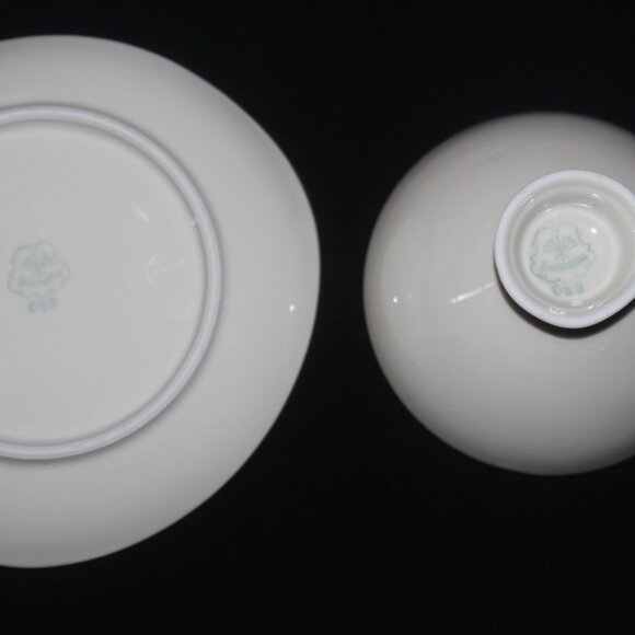 Porcelain Trio Set | Bavaria Tea Cup Set with Snack Plate - Picture 6 of 9